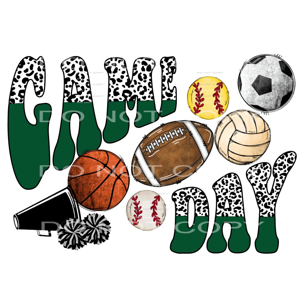 Game Day ALL SPORTS # 1 Sublimation transfers - Heat