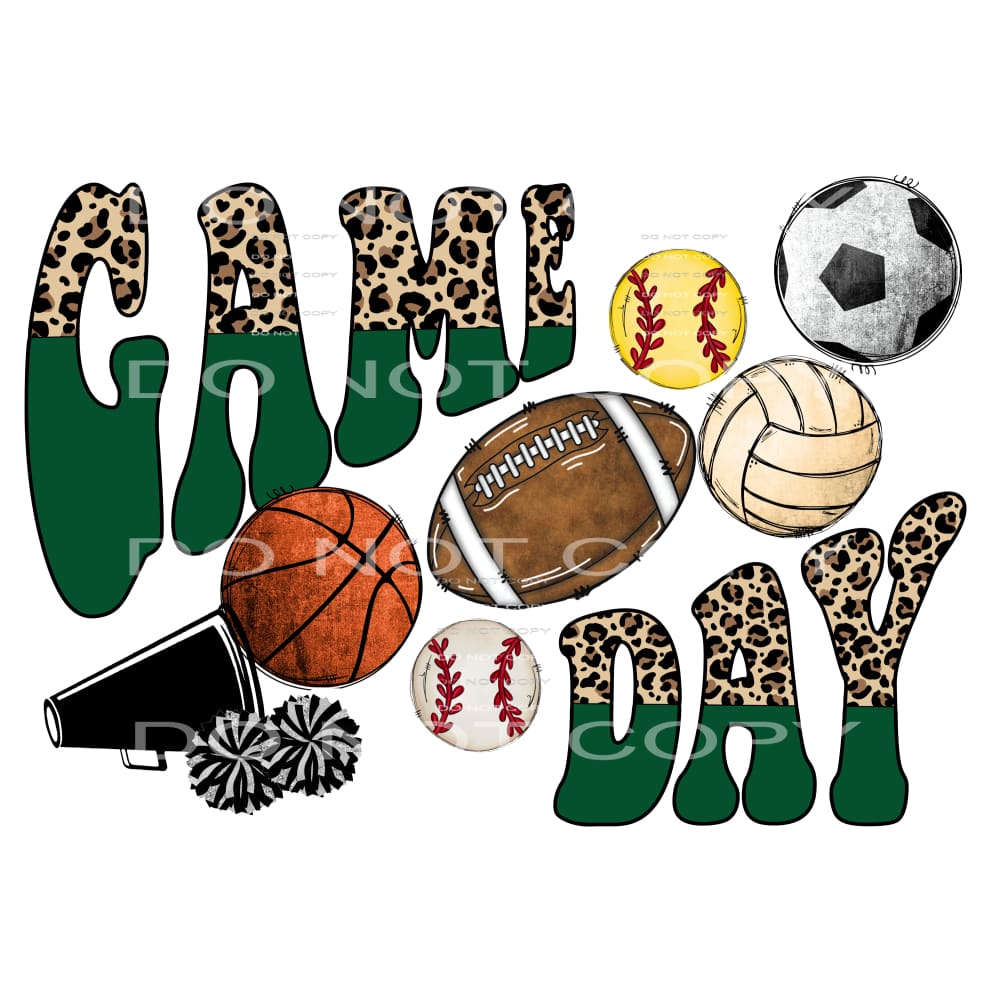 Game Day ALL SPORTS # 2 Sublimation transfers - Heat