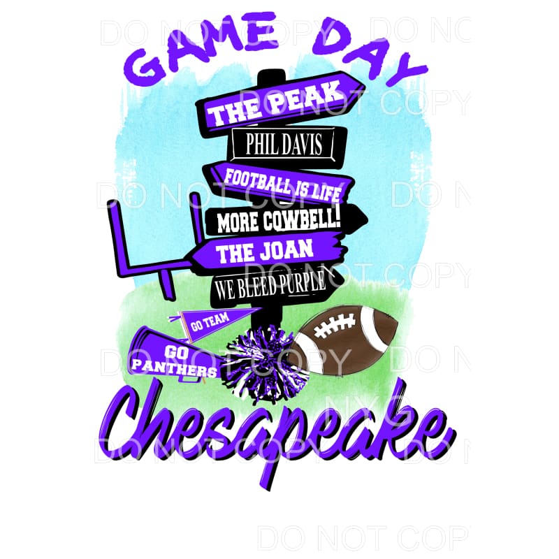 Game Day Panthers Football Chesapeake High School OH