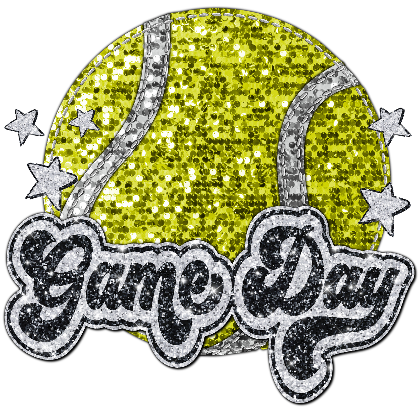 Game Day Tennis #7732 Sublimation transfer - Heat Transfer