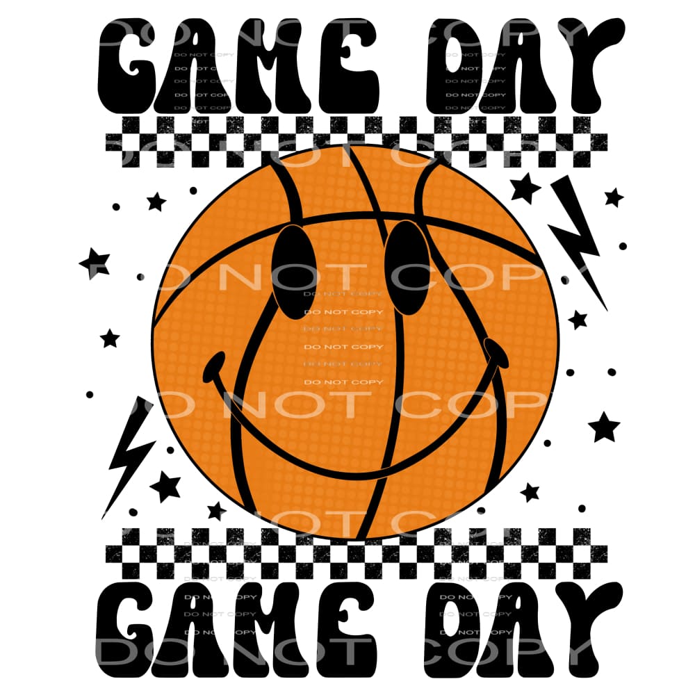 gameday basketball #7735 Sublimation transfers - Heat