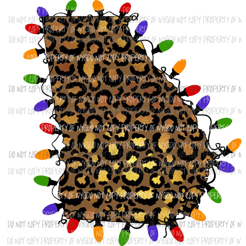 georgia cheetah light state Sublimation transfers Heat Transfer