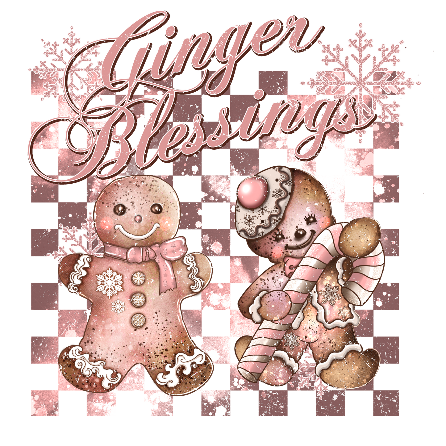 Ginger Blessing #8332 Sublimation transfers - Heat Transfer