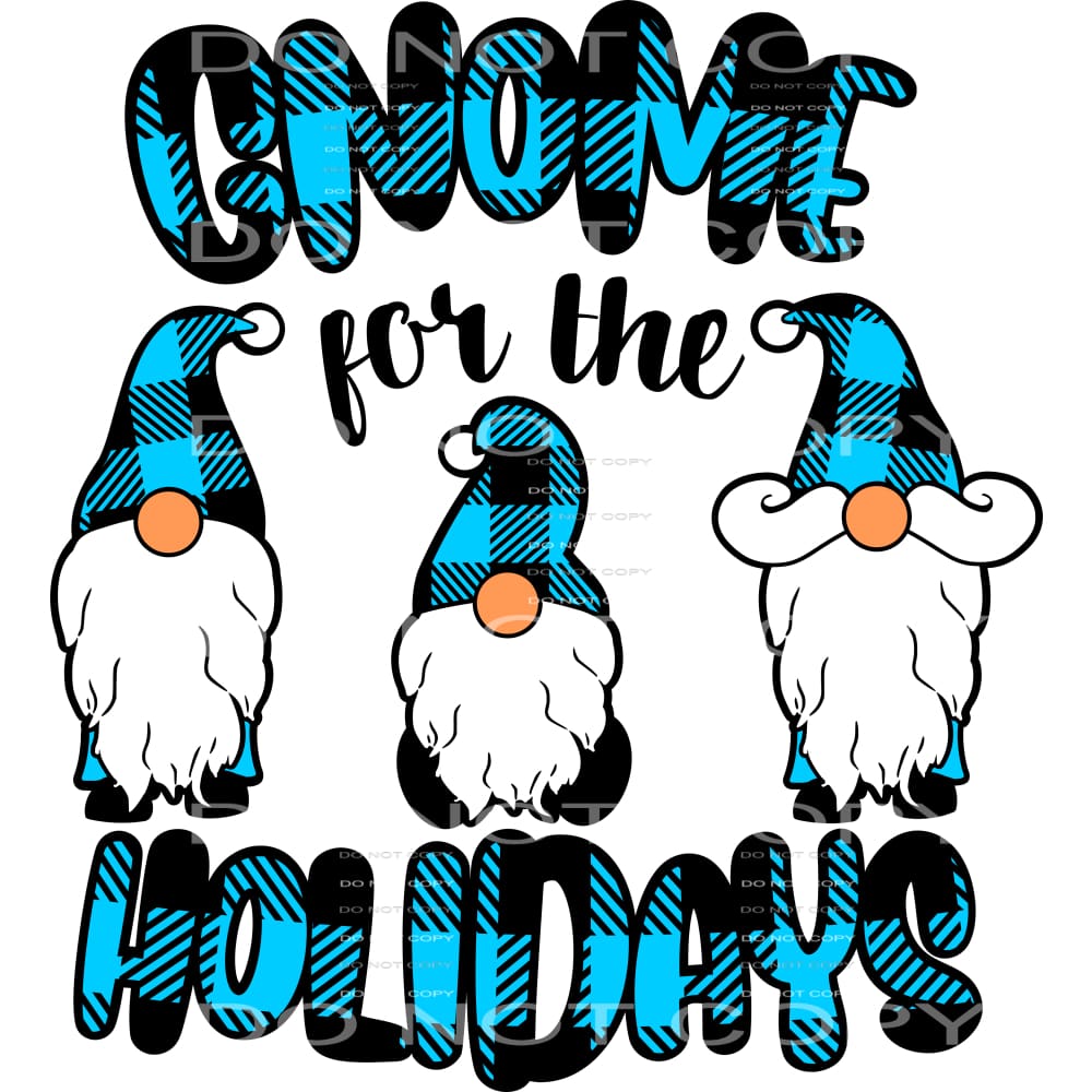 gnome for the holidays #7474 Sublimation transfers - Heat