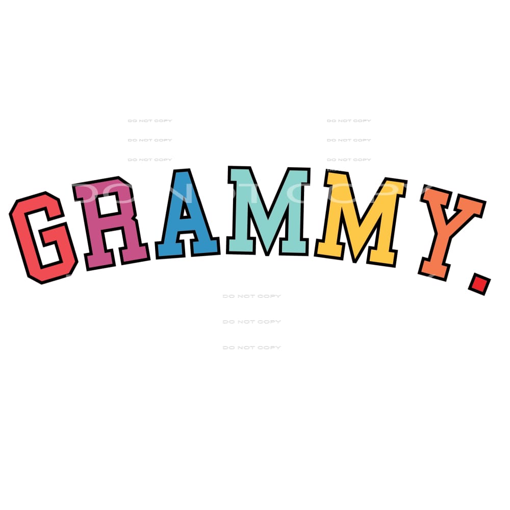 Grammy # 2231 Sublimation transfers - Heat Transfer Graphic