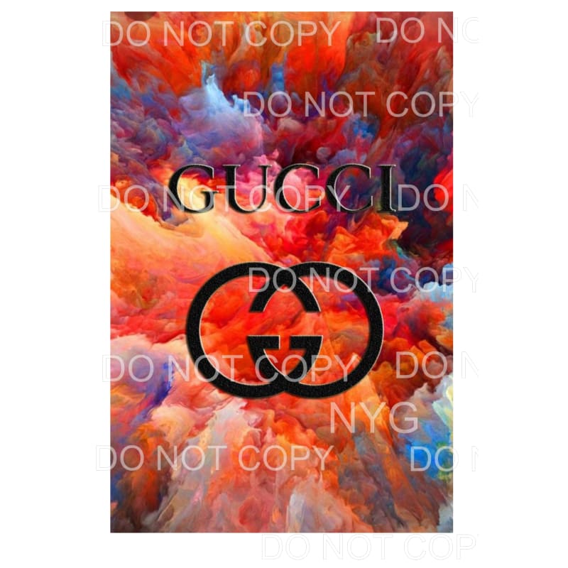 Gucci Background Sheet #3 Sublimation transfers - Heat