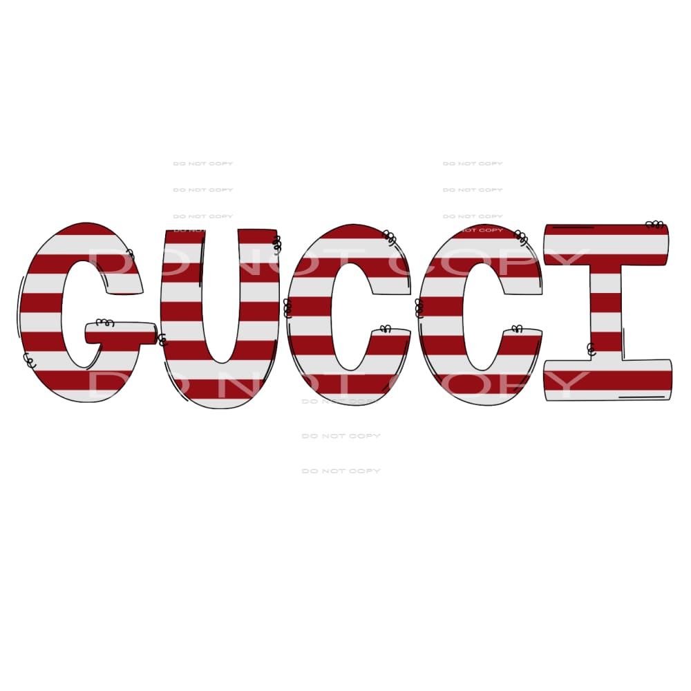Gucci inspired stripe usa # 12117 Sublimation transfers -
