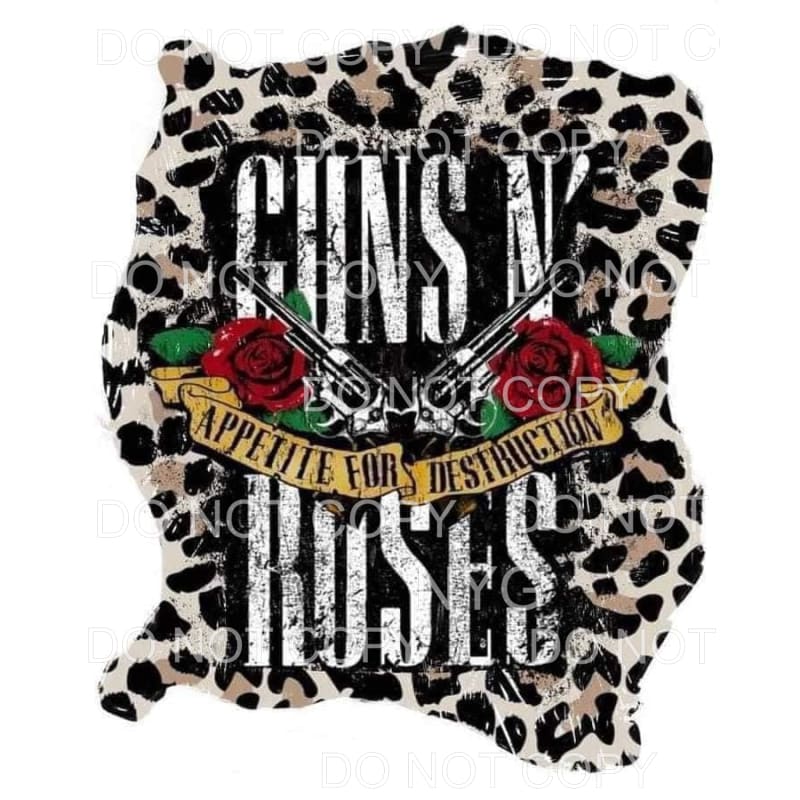 Guns N Roses Appetite For Destruction Leopard Sublimation