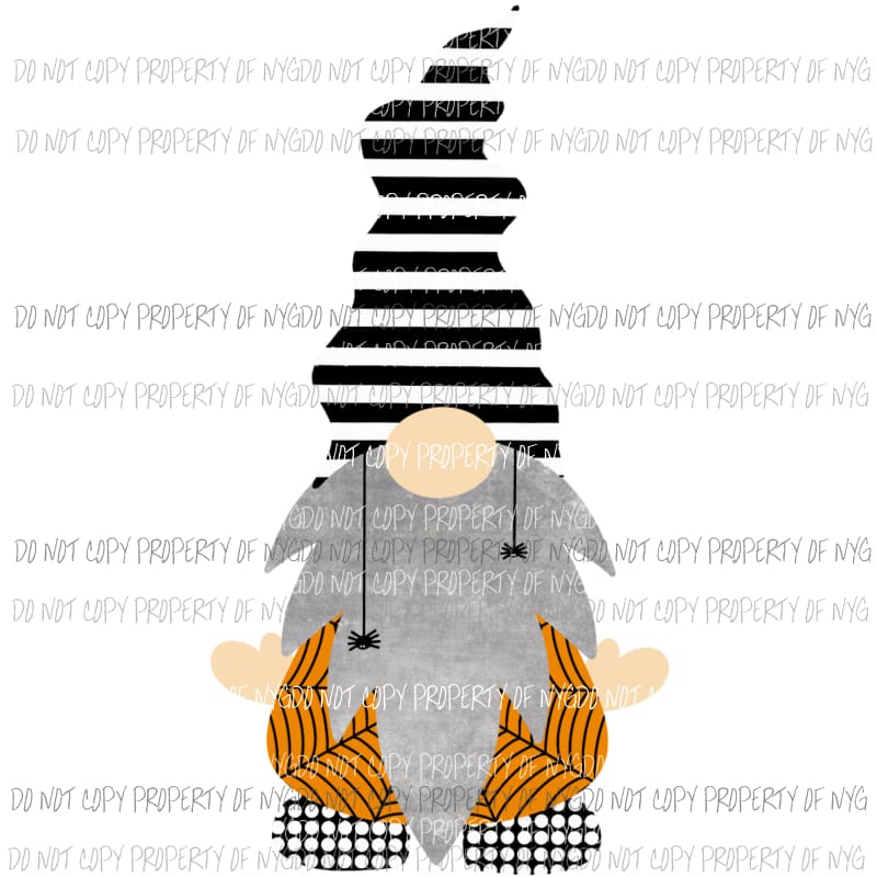 Halloween Gnome Fall Halloween Sublimation transfers Heat Transfer