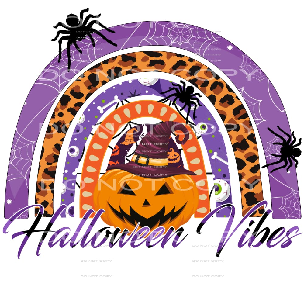 halloween vibes #8600 Sublimation transfers - Heat Transfer