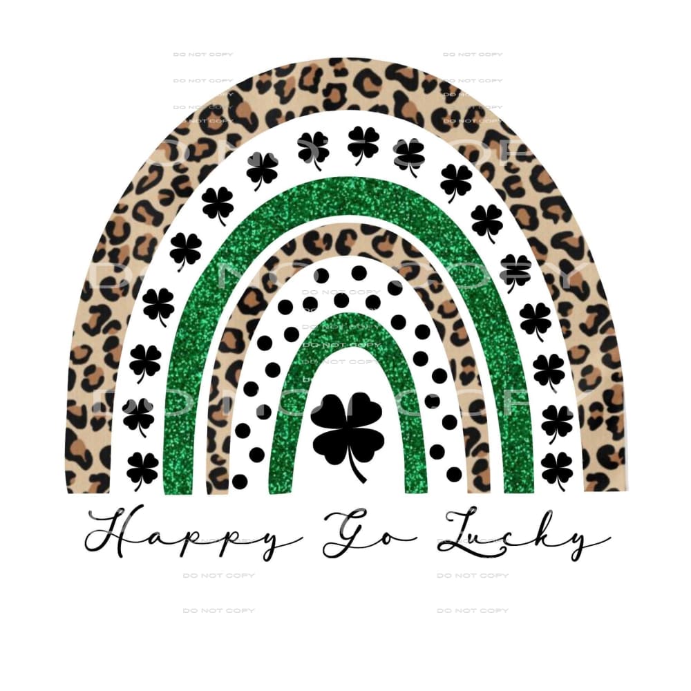 happy go lucky #5091 Sublimation transfers - Heat Transfer
