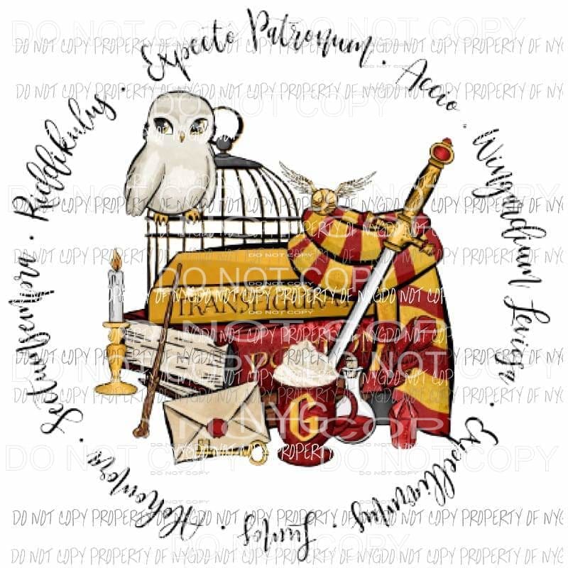 Harry potter G #2 Sublimation transfers Heat Transfer