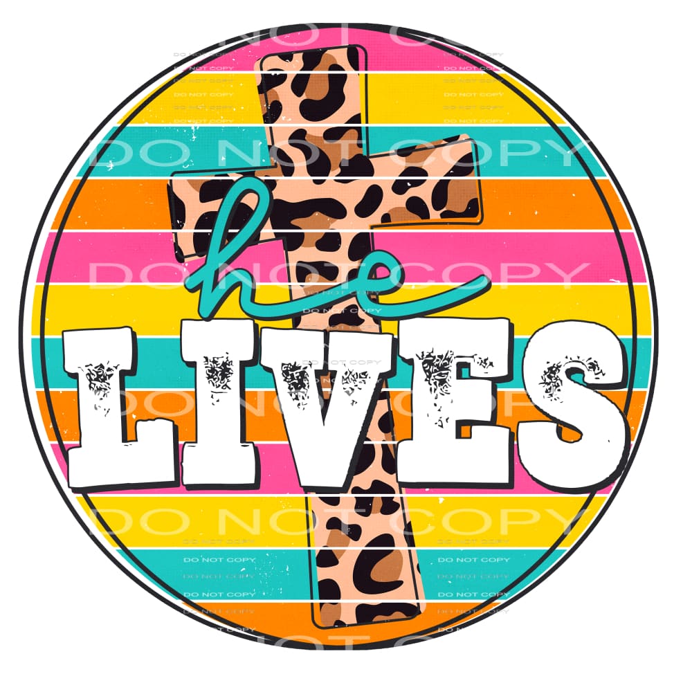 he lives #4514 Sublimation transfers - Heat Transfer