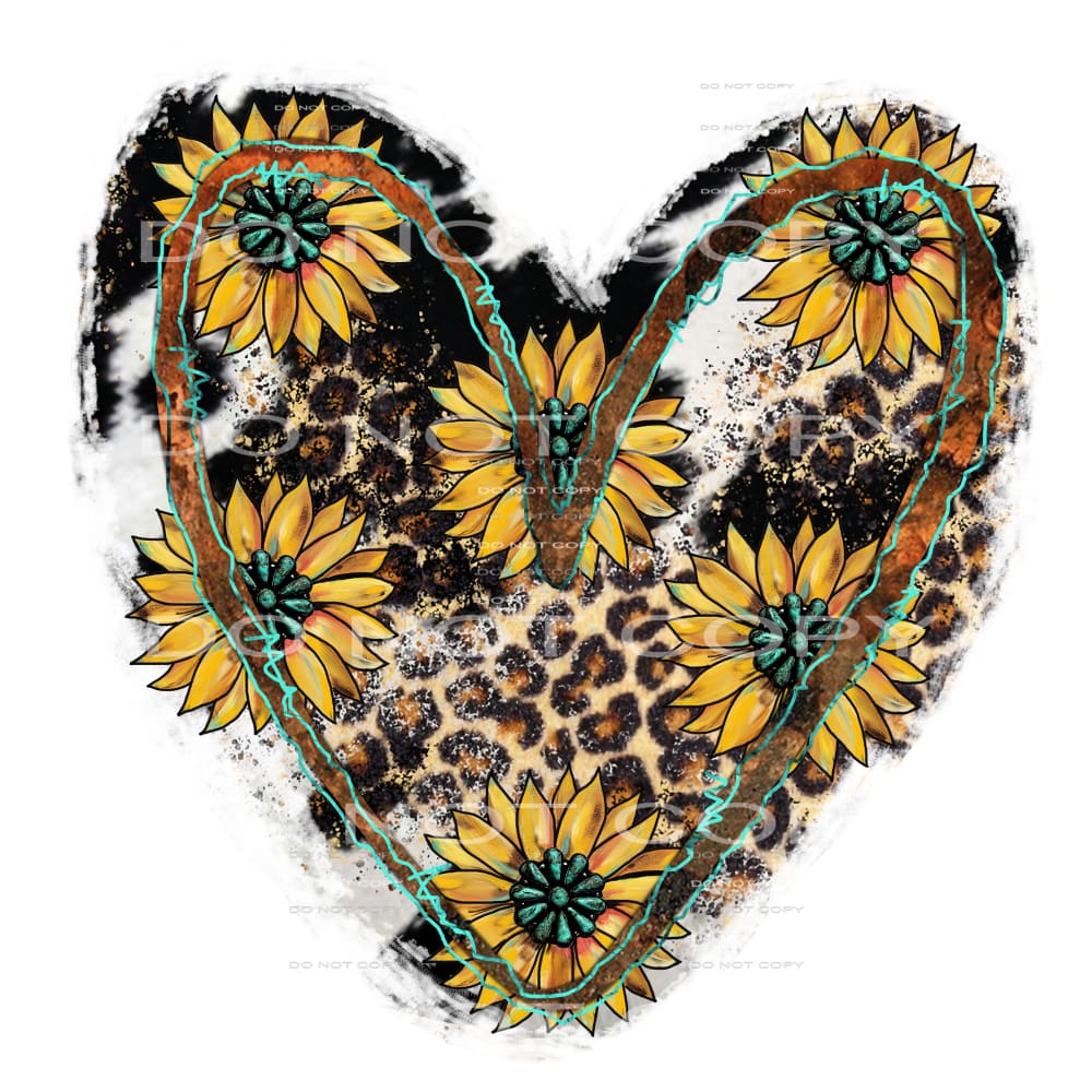 Heart #5586 Sublimation transfers - Heat Transfer Graphic