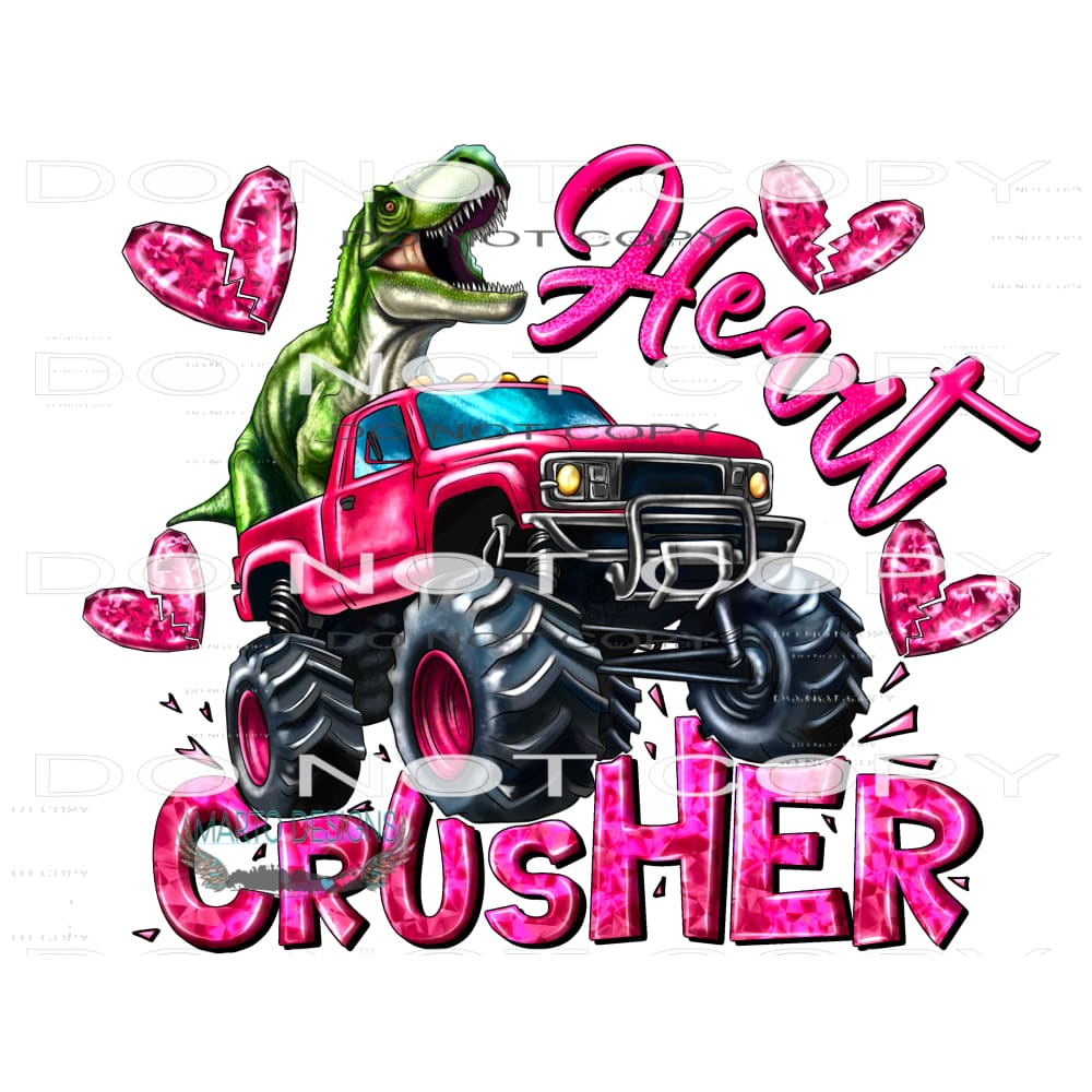 Heart Crusher #9590 Sublimation transfers - Heat Transfer