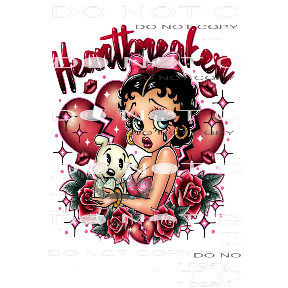 Heartbreaker #9302 Sublimation transfers - Heat Transfer