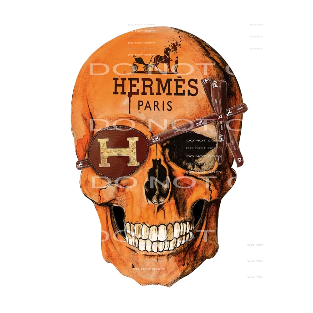 Hermes Skull #1 Sublimation transfers - Heat Transfer