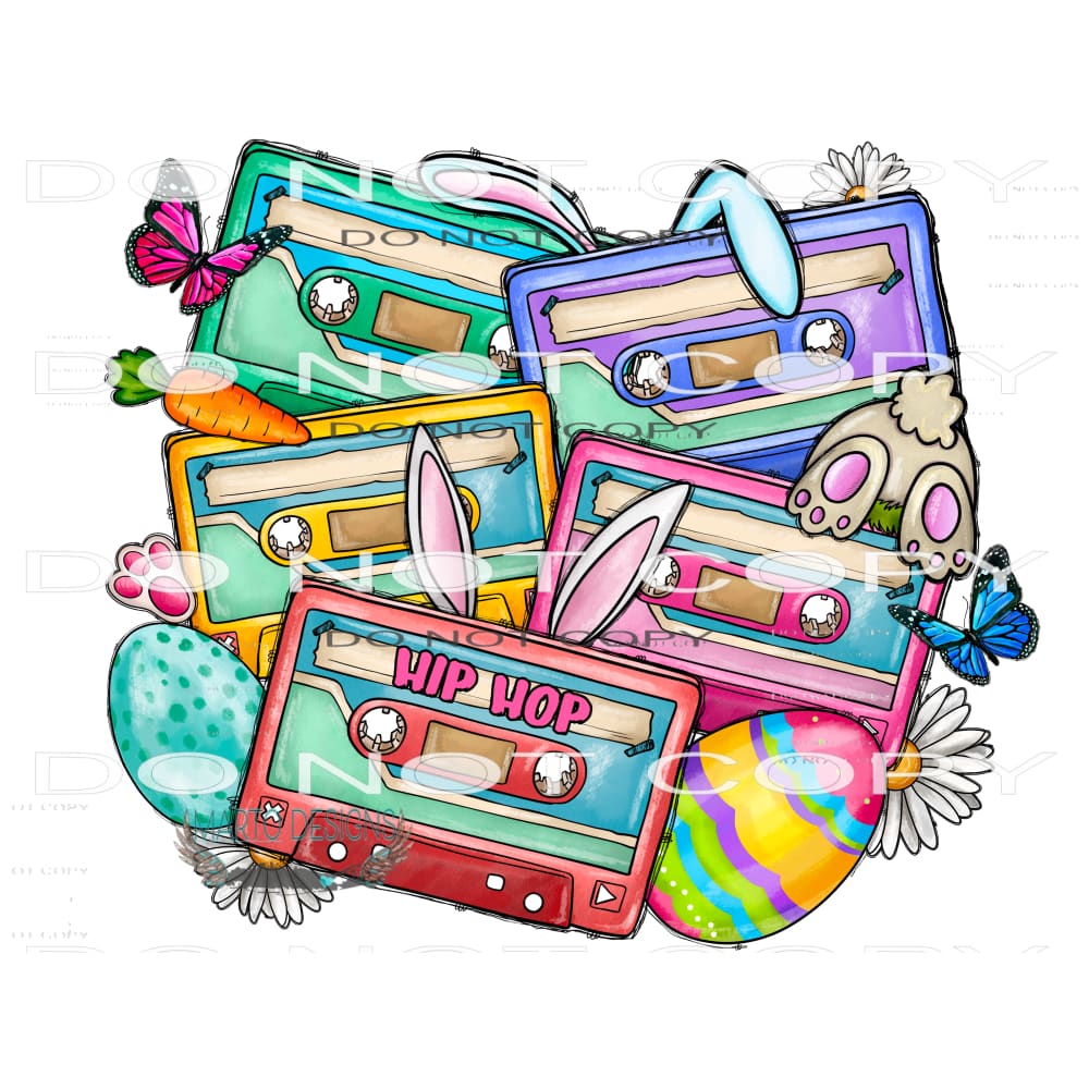 Hip Hop Tape #9936 Sublimation transfers - Heat Transfer