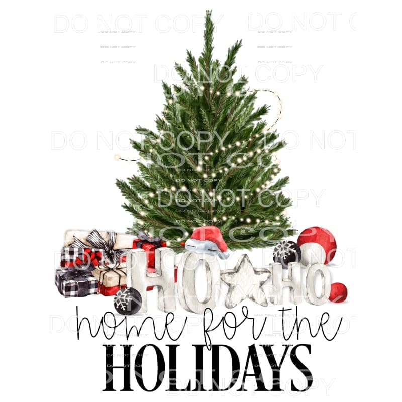 Ho Ho Home For The Holidays Christmas Tree Gifts Ornaments