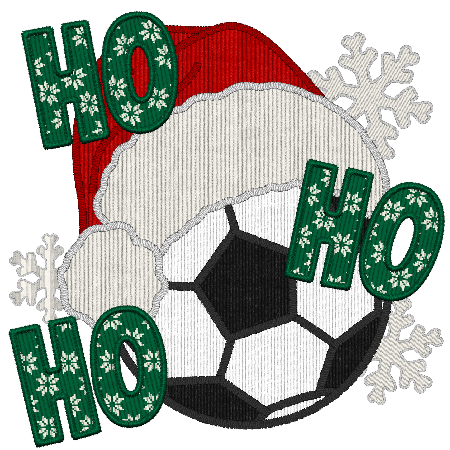Ho Ho Ho Soccer #8357 Sublimation transfers - Heat Transfer