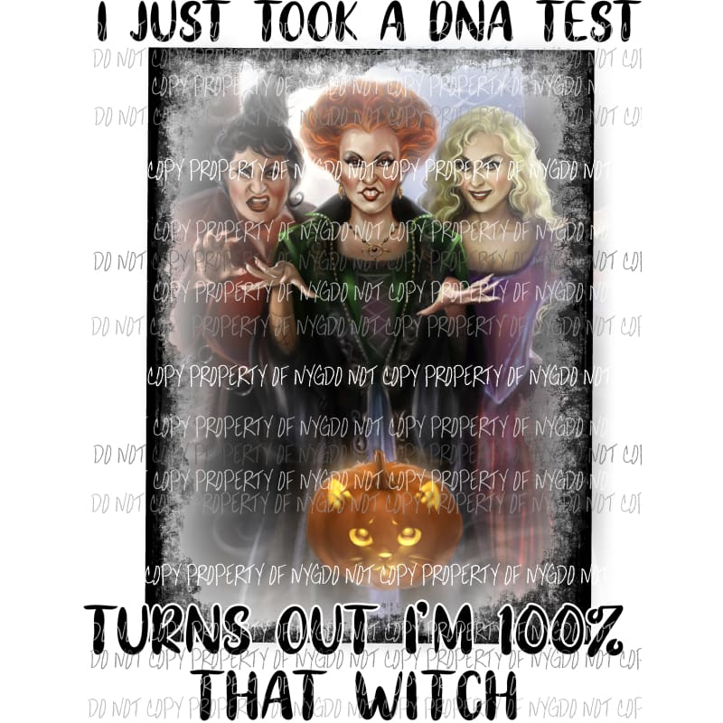 Hocus pocus 100% that witch # 20 fall Halloween Sublimation transfers Heat Transfer