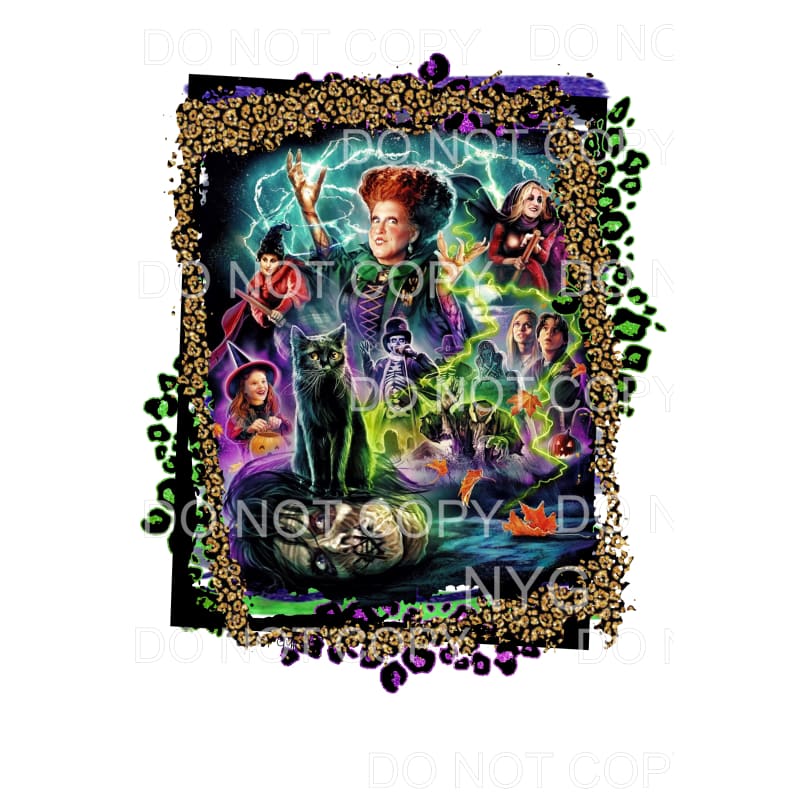 Hocus Pocus # 21 Sanderson Sisters Sublimation transfers -