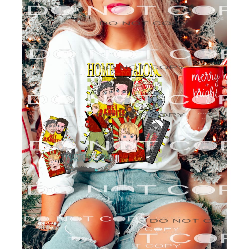 Home Alone #7519 Sublimation transfers - Heat Transfer