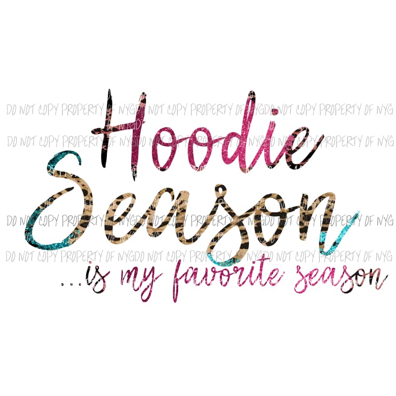 Hoodie season sublimation transfers Heat Transfer