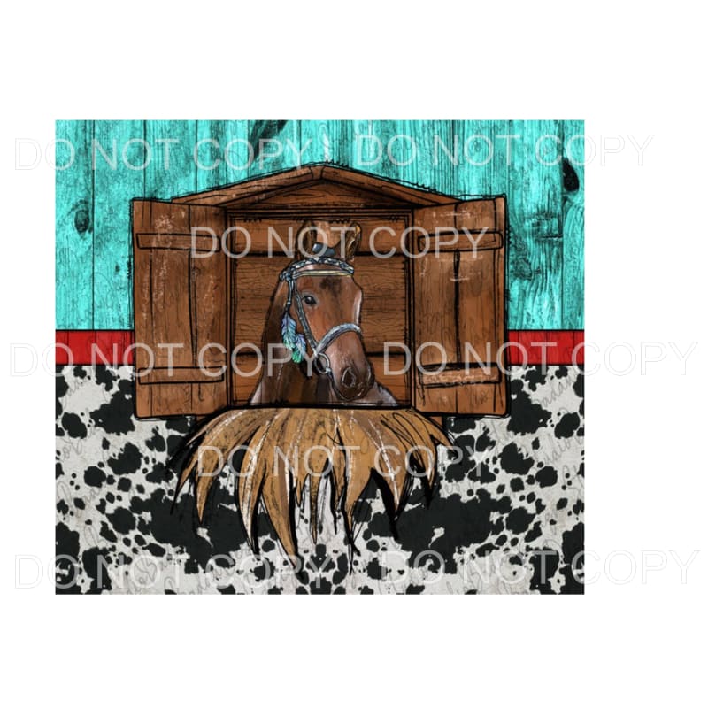 horse cowhide sheet 1.00 Sublimation transfers - Heat