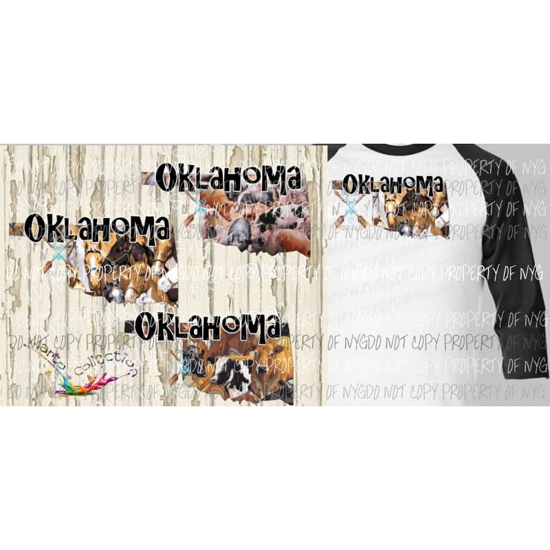 Horse Oklahoma state comes sublimation transfer Heat Transfer