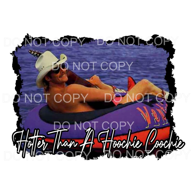 Hotter than a hoochie coochie # 5 Alan Jackson Sublimation