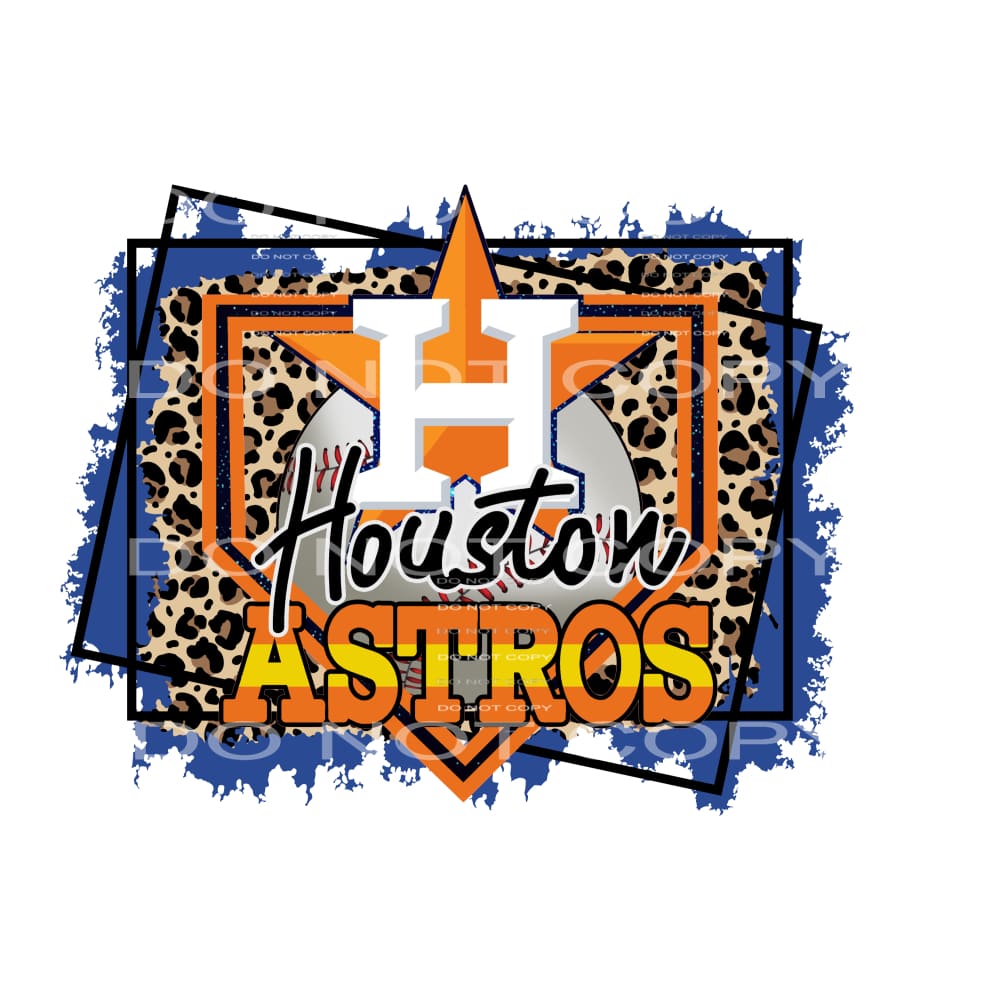 houston astros framed # 12129 Sublimation transfers - Heat