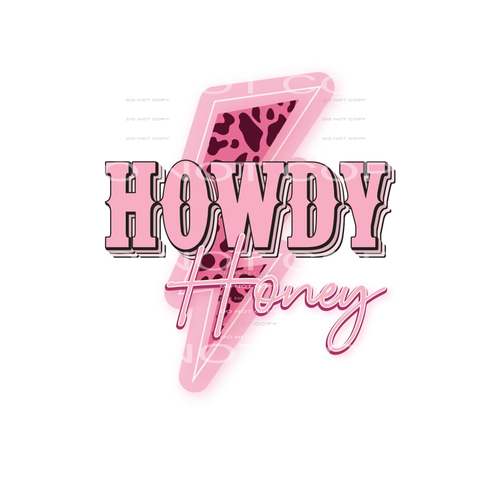 Howdy Honey # 269 Sublimation transfers - Heat Transfer