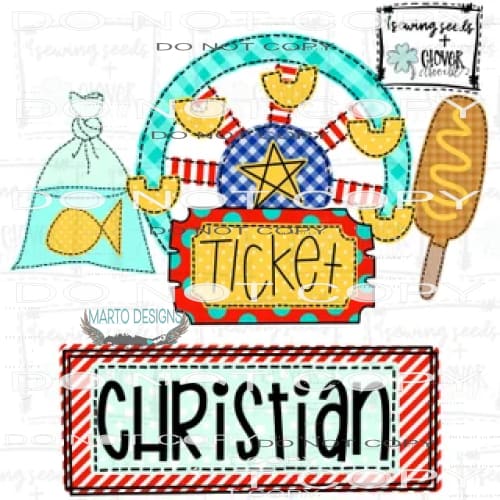custom personalized Fair chose boy or girl # 4418 write