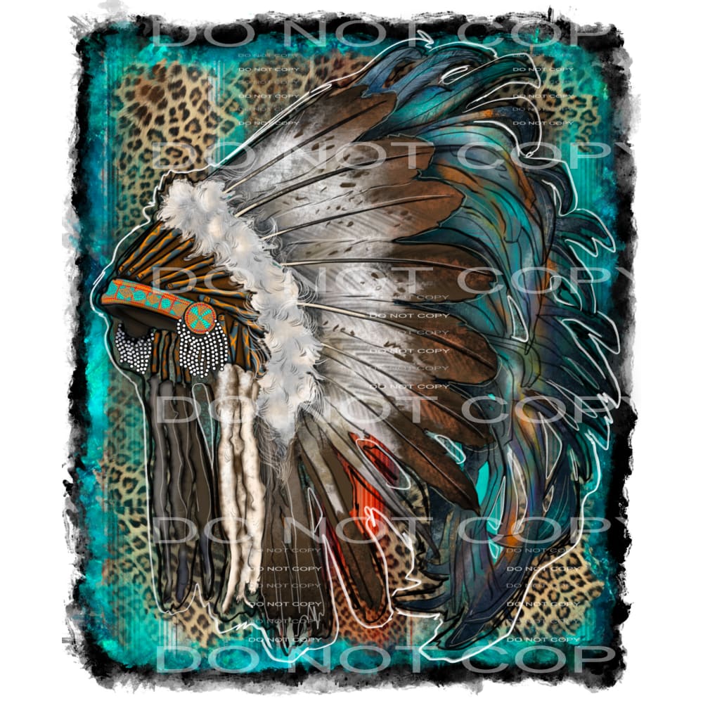 indian headdress #4420 Sublimation transfers - Heat Transfer