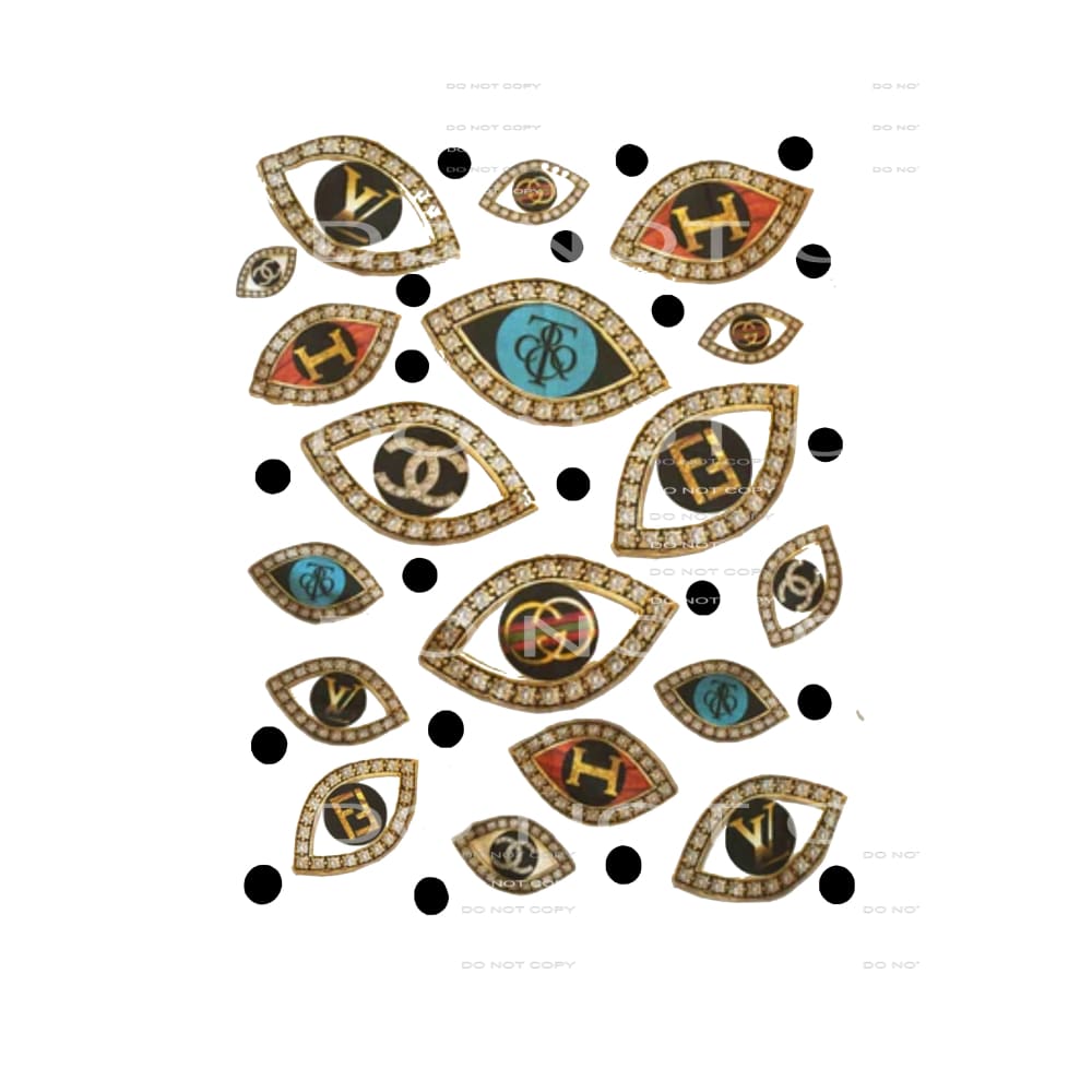 Inspired Designer Lable # 2080 Sublimation transfers - Heat