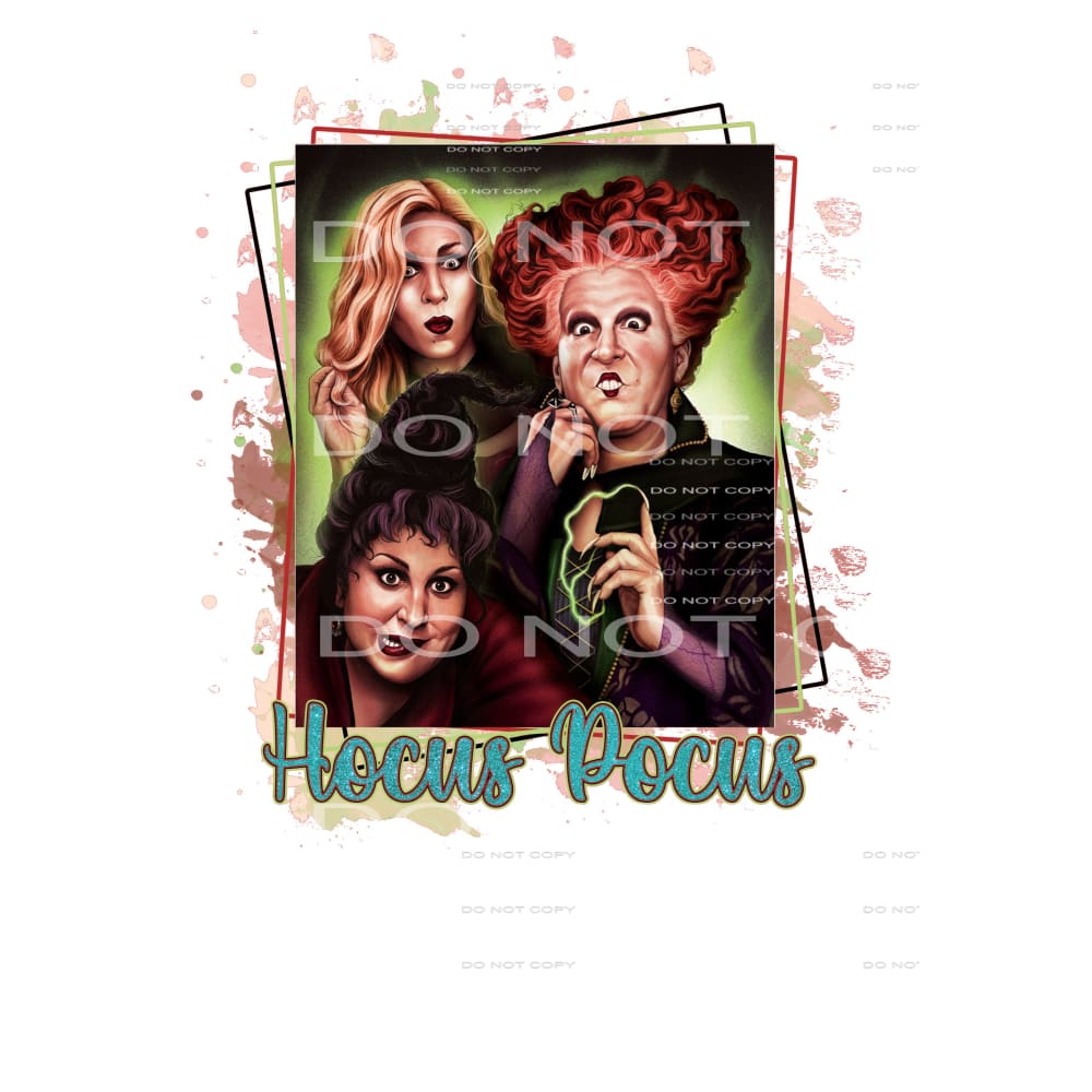 Inspired Hocus Pocus # 8779 sublimation transfers - Heat