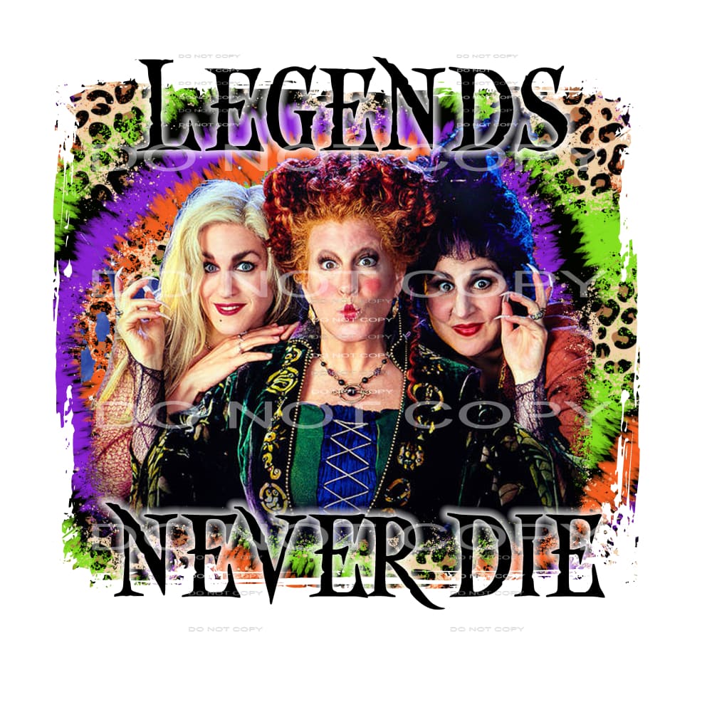 Inspired Hocus Pocus # 8782 sublimation transfers - Heat