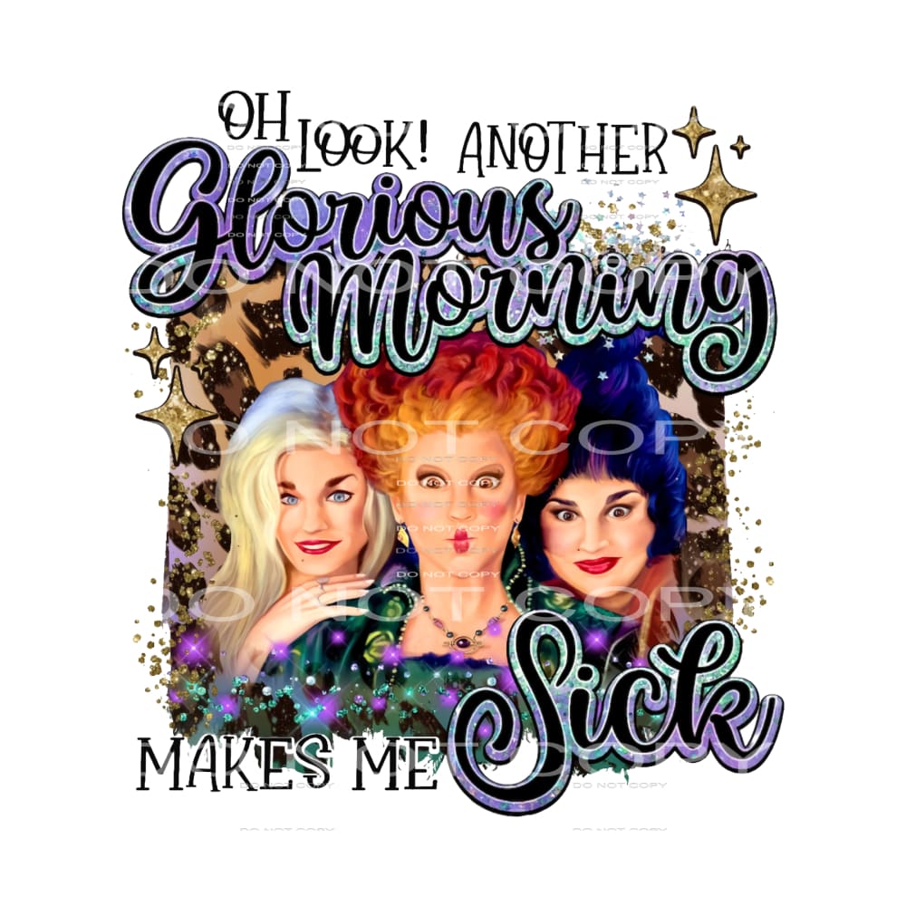 Inspired Hocus Pocus # 8784 sublimation transfers - Heat