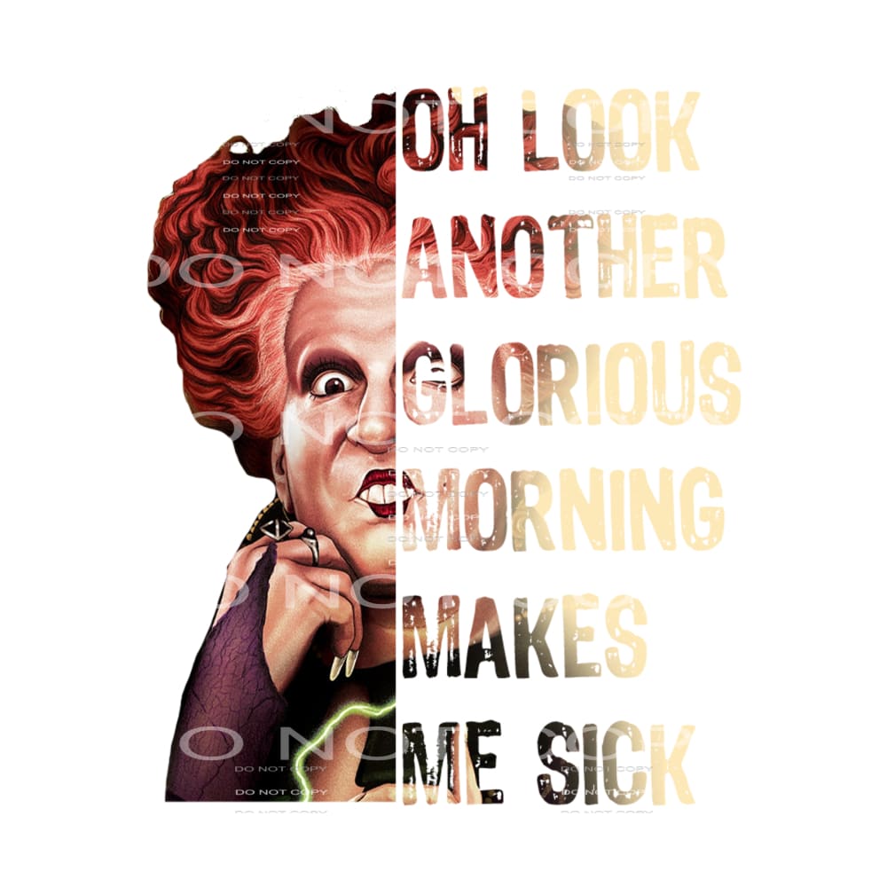 Inspired Hocus Pocus # 8790 sublimation transfers - Heat