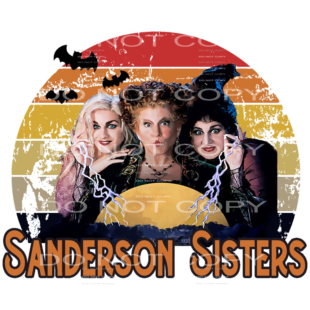 Inspired Hocus Pocus # 8794 sublimation transfers - Heat