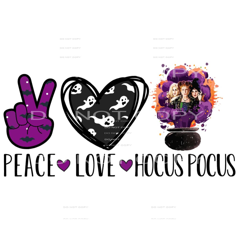 Inspired Hocus Pocus # 8795 sublimation transfers - Heat