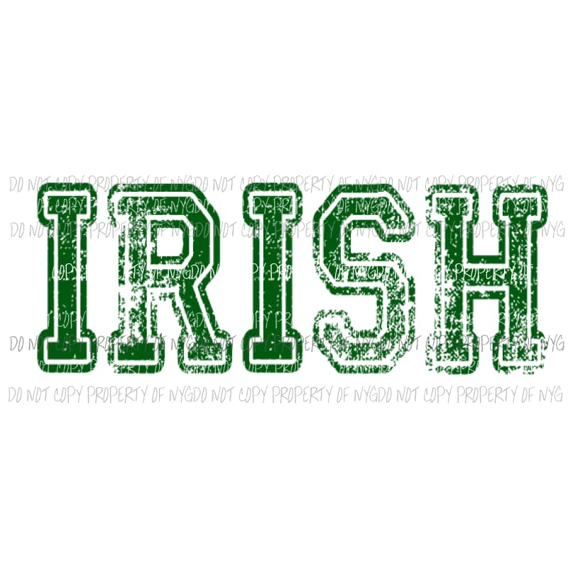 IRISH Sublimation transfers Heat Transfer