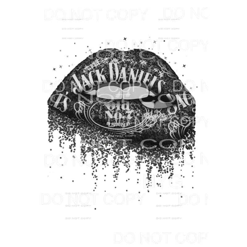 jack daniels lips Sublimation transfers - Heat Transfer