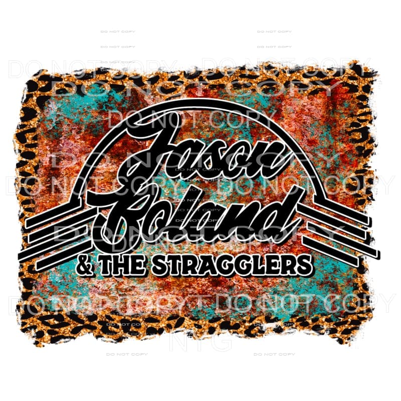 Jason Boland & The Stragglers Sublimation transfers - Heat