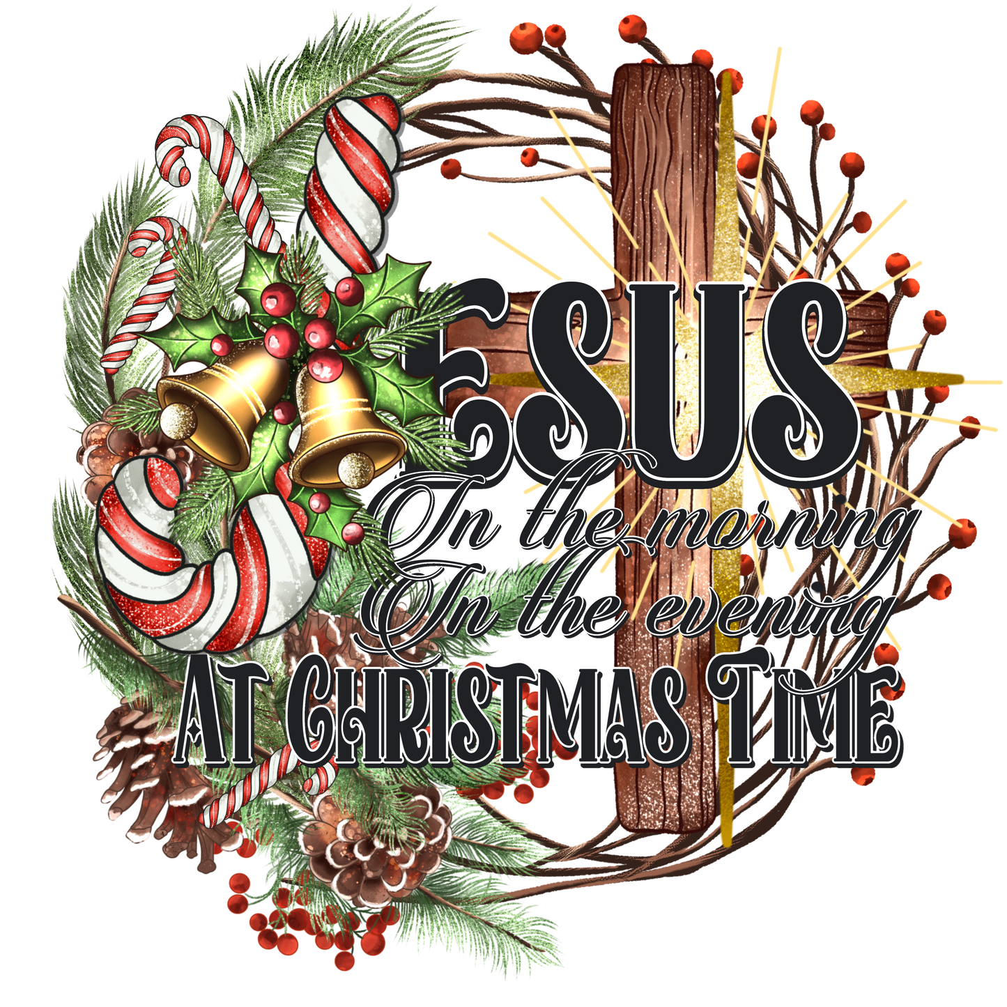 Jesus In The Morning #8537 Sublimation transfers - Heat