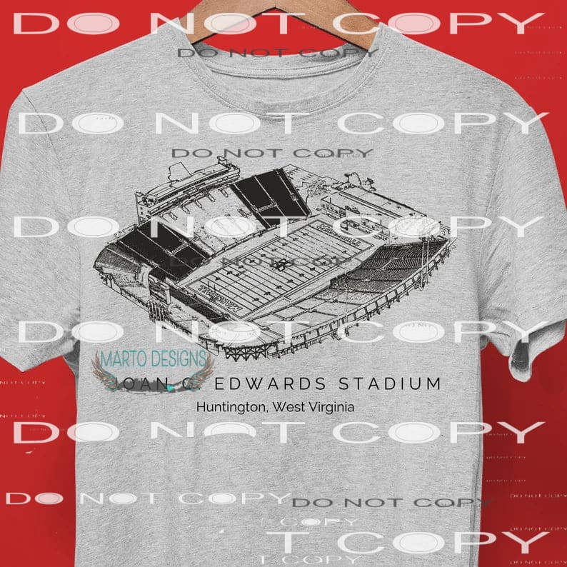 Joan C. Edwards Stadium #7165 Sublimation transfers - Heat
