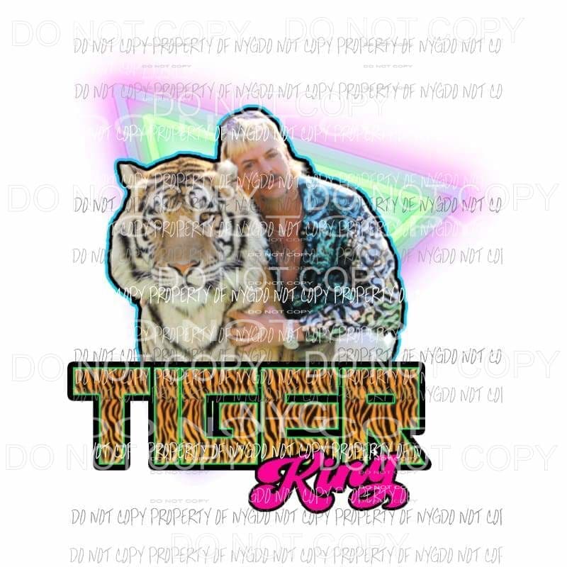 Joe Exotic TIGER KING 13 Sublimation transfers Heat Transfer