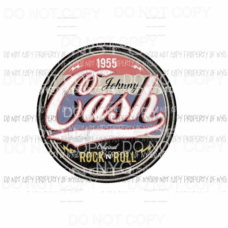 Johnny Cash 1955 Sublimation transfers Heat Transfer