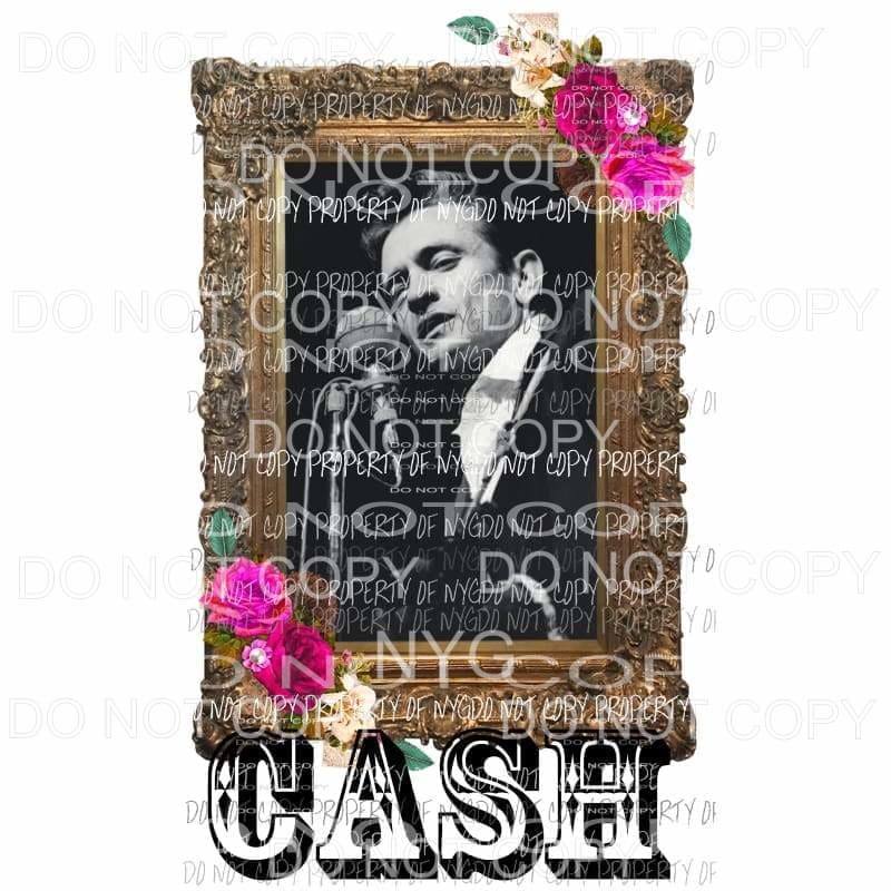johnny cash sublimation transfer Heat Transfer